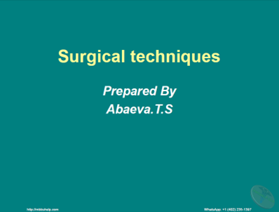 Surgical techniques