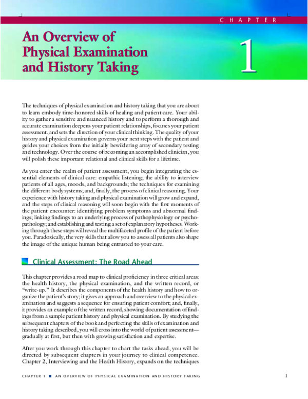 Bates' Guide to Physical Examination and History Taking